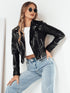 Damen Kunstlederjacke | Klassisch Elegant & Vielseitig